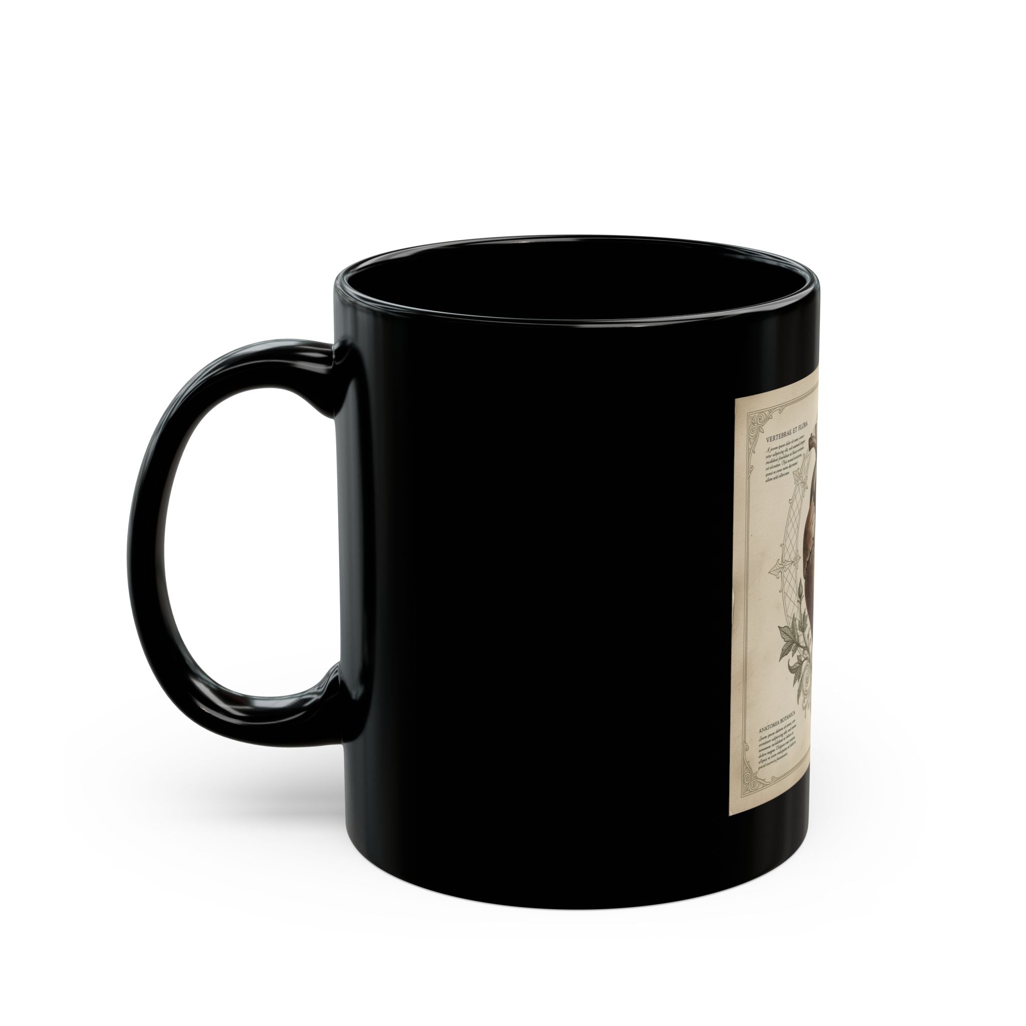 Dark Academic Anatomy Goth Heart Study Black Mug (11oz, 15oz)
