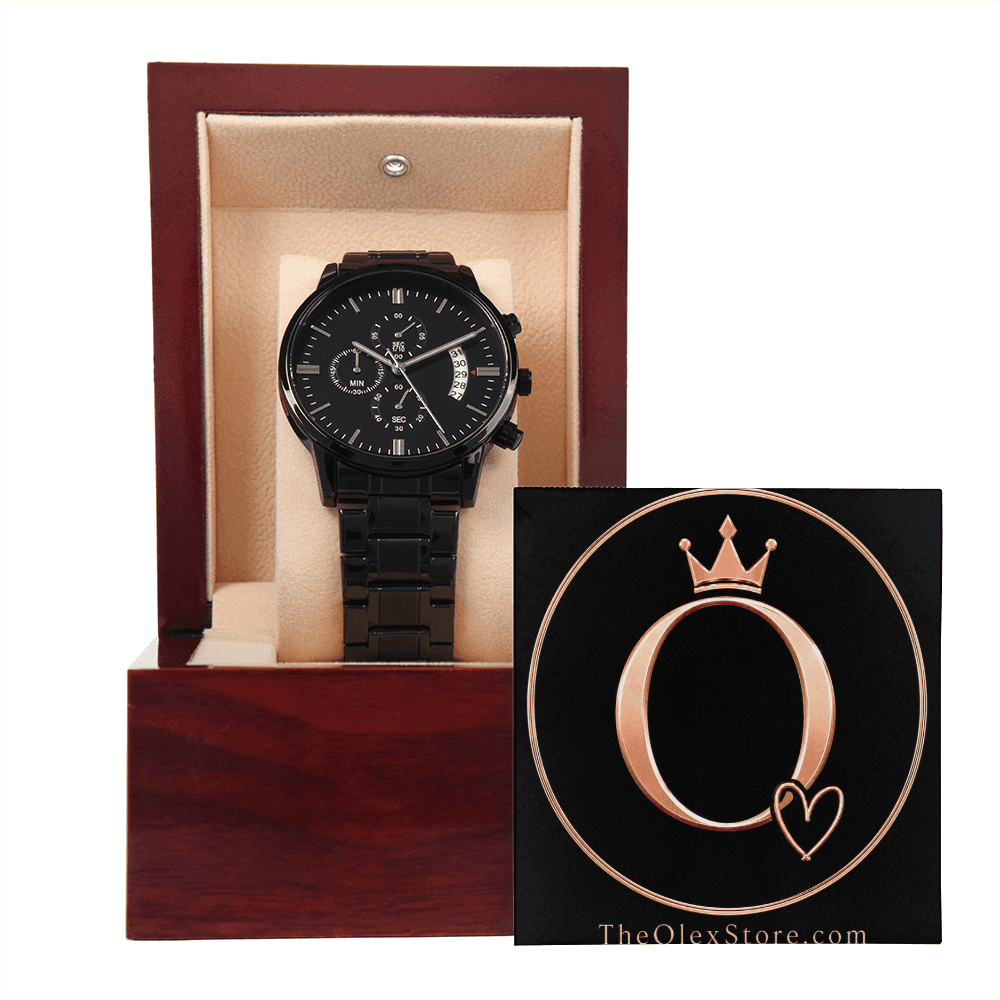 Black Luxe Time Piece 🖤